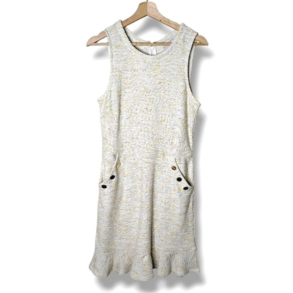 LOFT Sleeveless Drop Waist Dress With Pockets Size 4 NWT - Picture 11 of 12